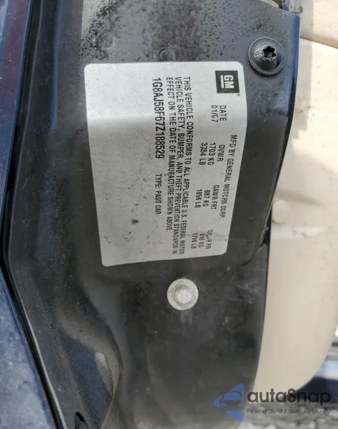 2007 Saturn Ion Level 2 from USA, damaged, VIN 1G8AJ58F67Z188529